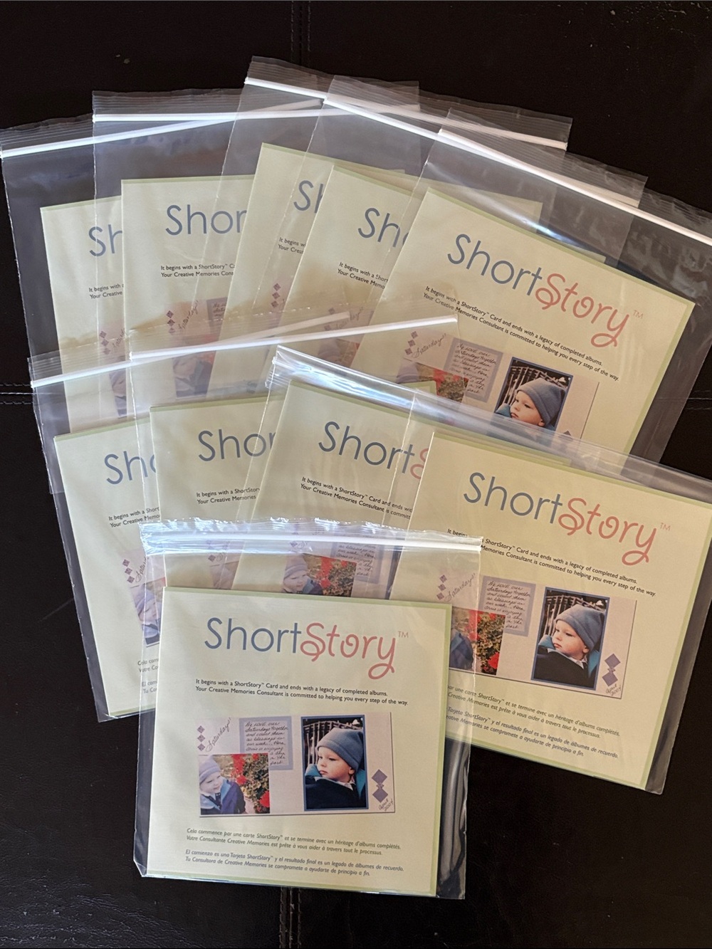 NEW! Lot of 10 Creative Memories ShortStory Card Kits - Spargo